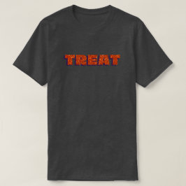 Oranje Treat Halloween Glitter T-shirt