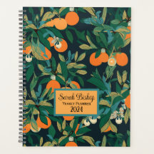 Oranje Tree Custom Jaarlijkse Planner Hardcover