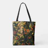 Oranje Tree Funky Canvas tas (Achterkant)