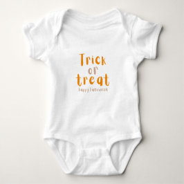 Oranje Trick or treat Halloween Romper