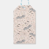 Oranje Trick or treat VAN Baby Halloween Cadeaulabel (Achterkant)