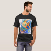 Oranje Tropische Vis T-shirt (Voorkant volledig)