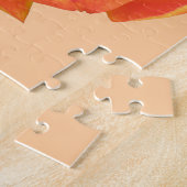 Oranje Tulip Puzzle Legpuzzel (Zijkant)