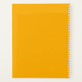 Oranje Tulip Reaching voor de Sky Planner (Achterkant)