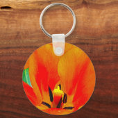 Oranje Tulip Sleutelhanger (Voorkant)
