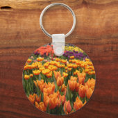 Oranje Tulip Sleutelhanger (Voorkant)