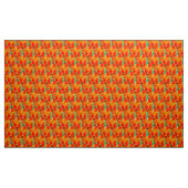 Oranje Tulip Stof (Yard (91,4 cm))