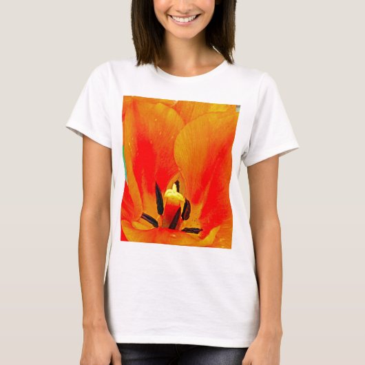 Oranje Tulip T-shirt (Voorkant)