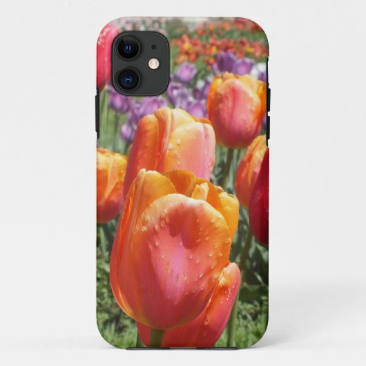 Oranje Tulips iPhone 5 hoesje (Achterkant)