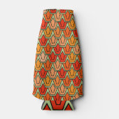 Oranje Tulp Field Flesjeskoeler (Voorkant)