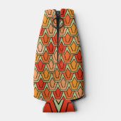 Oranje Tulp Field Flesjeskoeler (Achterkant)