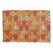 Oranje Tulp Field Kussensloop (Voorkant)