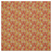Oranje Tulp Field Stof (Swatch)