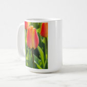 Oranje Tulp Foto Mok (Voorkant links)