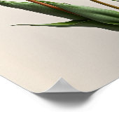 Oranje Tulpen Bloemenkunst Print Poster (Hoek)