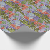 Oranje Tulpen Cadeaupapier (Hoek)