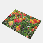 Oranje tulpen deurmat (Schuin)