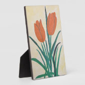 Oranje Tulpen Fotoplaat (Zijkant)