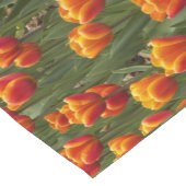  Oranje Tulpen Korte Tafelloper (Hoek)