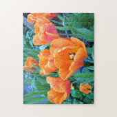 Oranje Tulpen Legpuzzel (Verticaal)