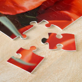 Oranje tulpen legpuzzel (Zijkant)