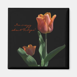 "Oranje tulpen" Magneet