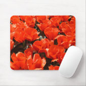 Oranje tulpen muismat (Met muis)