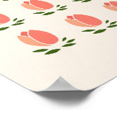 Oranje Tulpen Poster (Hoek)