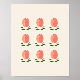 Oranje Tulpen Poster