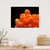 Oranje Tulpen Poster (Keuken)