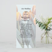 Oranje Tulpen Programmakaart (Staand voorkant)