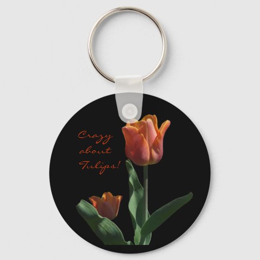 Oranje Tulpen Sleutelhanger (Voorkant)