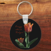 Oranje Tulpen Sleutelhanger (Voorkant)