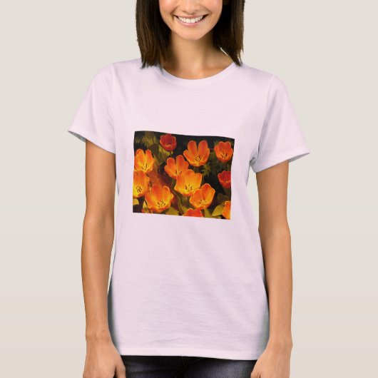 Oranje Tulpen T-shirt (Voorkant)