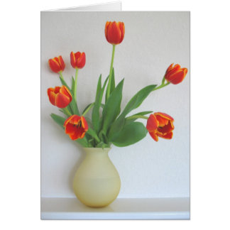 Oranje Tulpen van Cynthia Wenslow