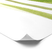 oranje tulpen waterverf poster (Hoek)