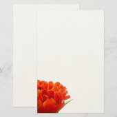 Oranje Tulps Briefpapier (Voorkant / Achterkant)