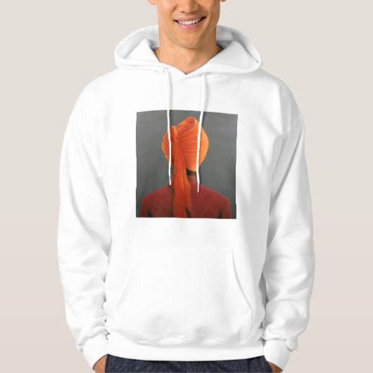 Oranje Turban Hoodie (Voorkant)