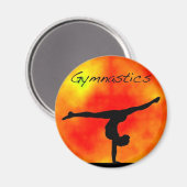 Oranje turnmagneet magneet (Voorkant / Achterkant)