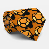 Oranje Turtle Stropdas (Opgerold)