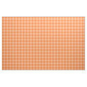 Oranje tweetonige Gingham Pattern Fabric Stof (Yard (91,4 cm))