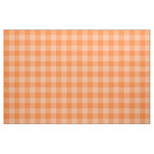 Oranje tweetonige Gingham Pattern Fabric Stof (Fat Quarter)