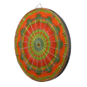 Oranje Twirl Dartbord (Voorkant Rechts)