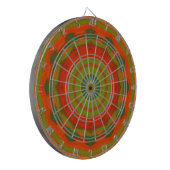 Oranje Twirl Dartbord (Voorkant Links)