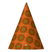 Oranje Twirl Feesthoedjes (Links)