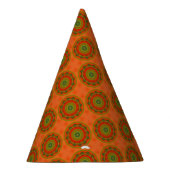 Oranje Twirl Feesthoedjes (Rechts)