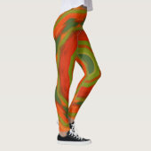 Oranje Twirl Leggings (Rechts)