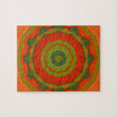 Oranje Twirl Legpuzzel (Horizontaal)