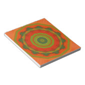 Oranje Twirl Notitieblok (Schuin)