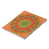 Oranje Twirl Notitieblok (Linkerzijde)